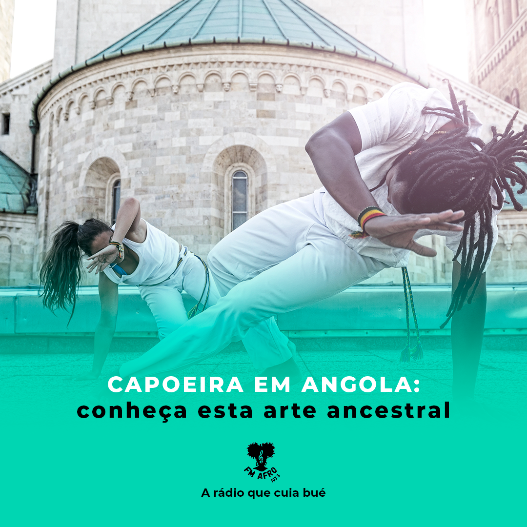 Praticantes de capoeira em Angola