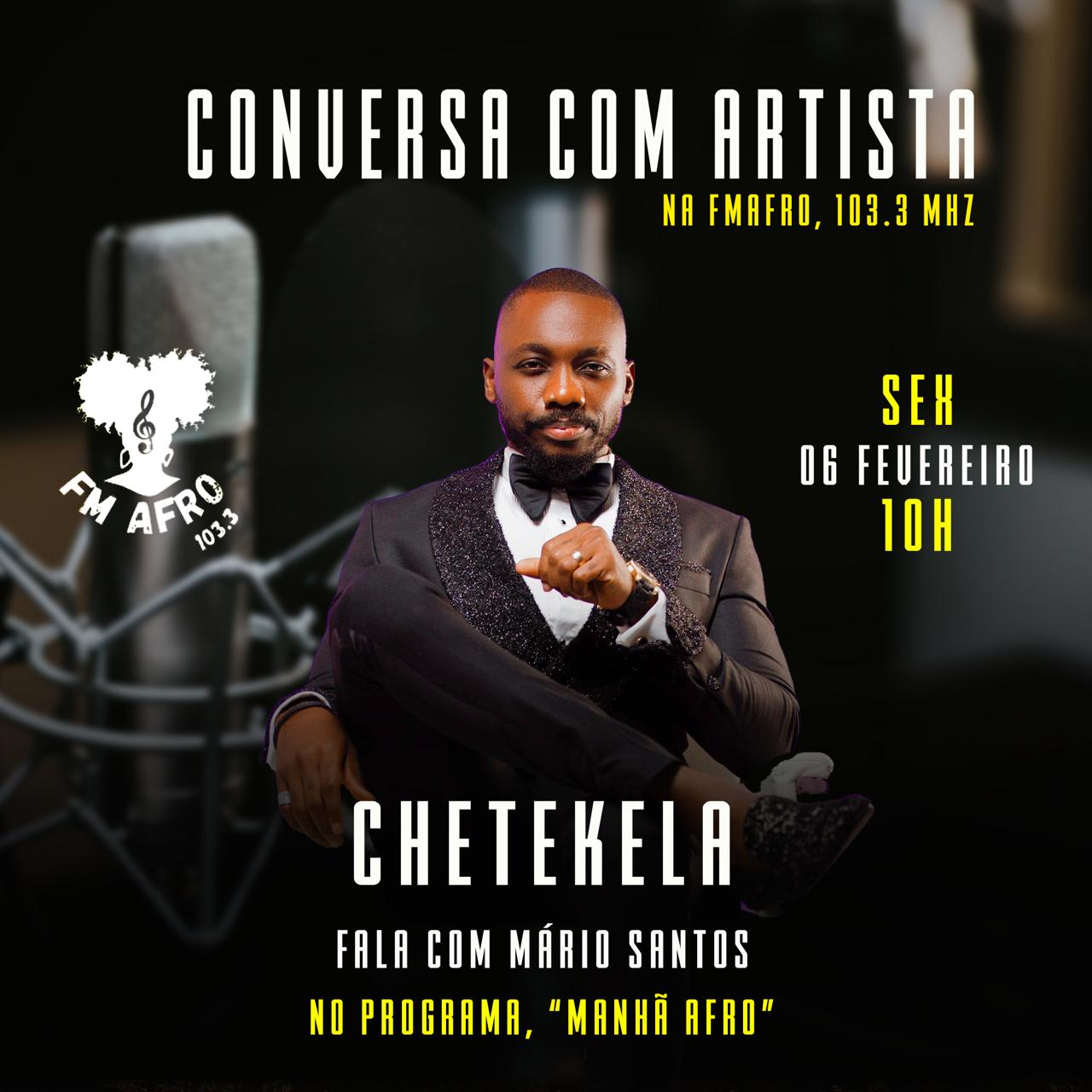 Chetekela em entrevista sobre depressão e superação